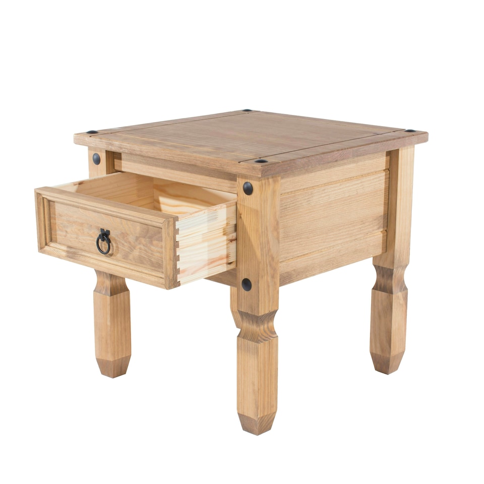 image 1 of Core Products Corona, Lamp Table H55cm x W53.8cm x D53.8cm Brown