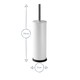 image 3 of Harbour Housewares Round Toilet Brush - Matt White | White | Matte White