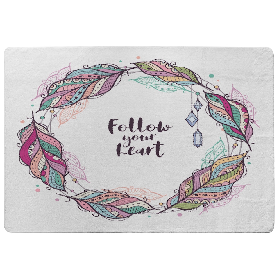 image 1 of Follow Your Heart Rug | Multi