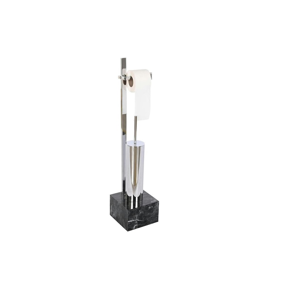 image 1 of Toilet Paper Holder with Brush Stand DKD Home Decor MDF Steel (18 x 119 x 70 cm) N/A