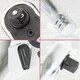 image 9 of SPARES2GO 3/8" Socket Ratchet Square Drive 100 Teeth Quick Release Reversible Chrome Vanadium Steel Tool