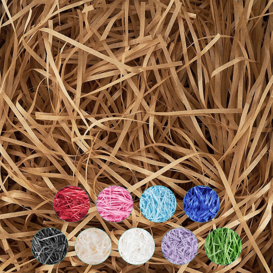 image 1 of Shredded Tissue Paper, Decorative Gift Packaging Hamper Filler - 500G