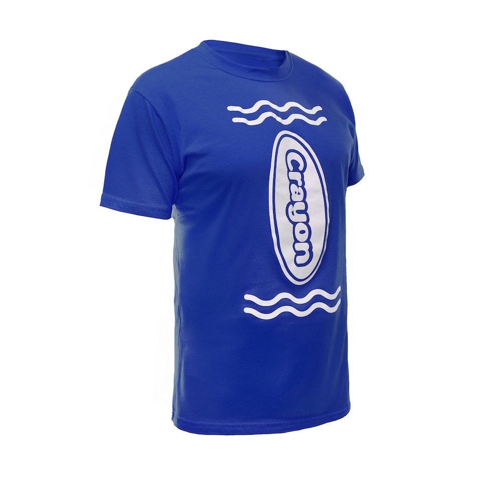 image 1 of Royal Blue Crayon T-Shirt Blue | S