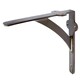 image 1 of Hammer & Tongs Iron Shelf Bracket - D205mm - Raw