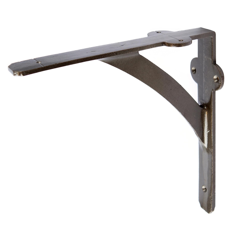 image 1 of Hammer & Tongs Iron Shelf Bracket - D205mm - Raw