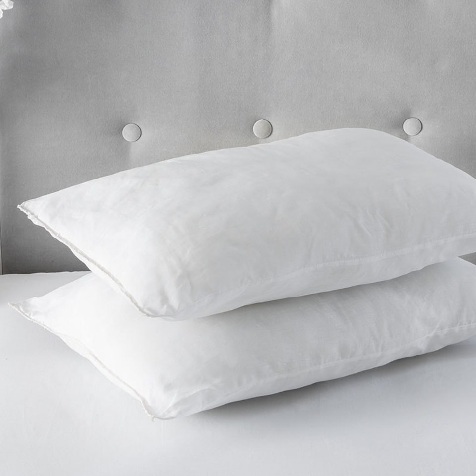 image 1 of Hollowfibre 4 Pack Pillow Polycotton Cover White