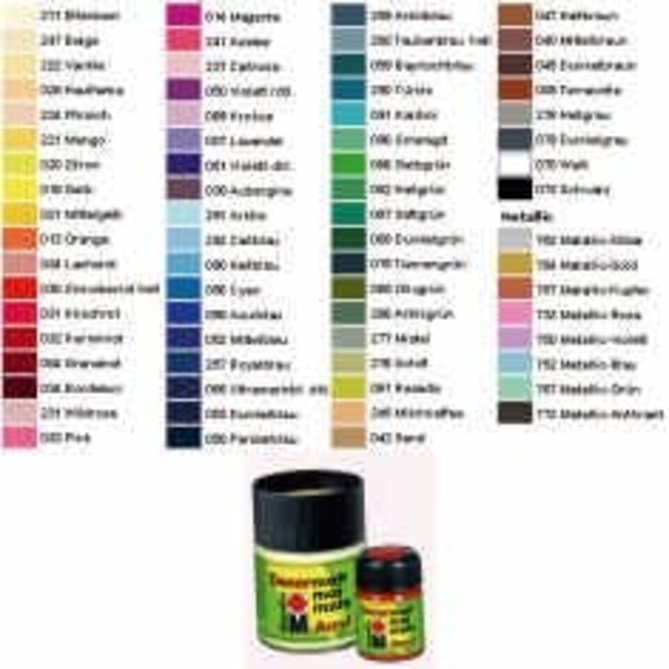 MARABU DECORMATT ARCYL 50ML LIGHT BLUE Multi