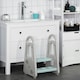 image 7 of HOMCOM Two-Step Stool for Kids Toddlers with Handle for Toilet Potty Training Blue