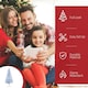 image 4 of HOMCOM Artificial Fibre Optic Christmas Tree Seasonal Decoration w/ 26 LED