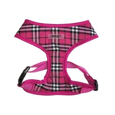 Soft Dog & Puppy Harness with Clip, Adjustable Pink | M