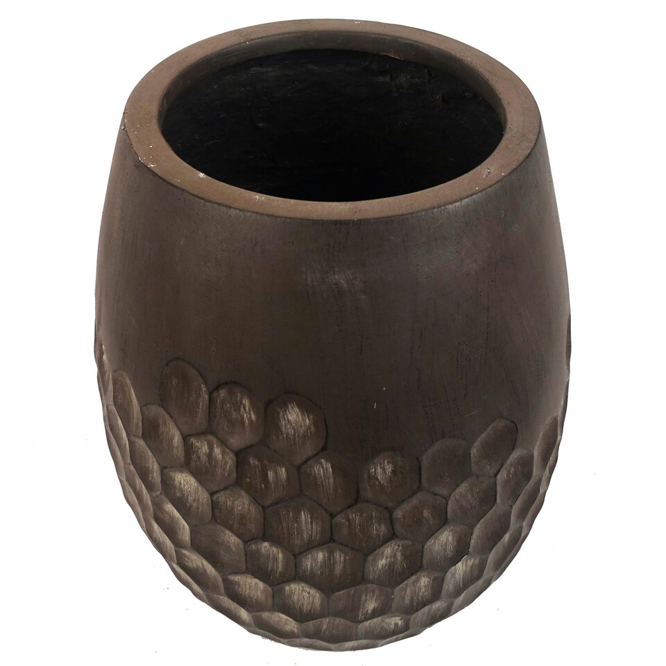 image 1 of 32cm x 27cm Honeycomb Planter Composite Plant Pot