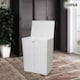 image 4 of Resin Laundry Clothes Basket with Lid, Lock & Removable Cloth Lining – Woven Storage Hamper for Laundry, Bedroom & Bathroom – Available in Medium & Large Sizes