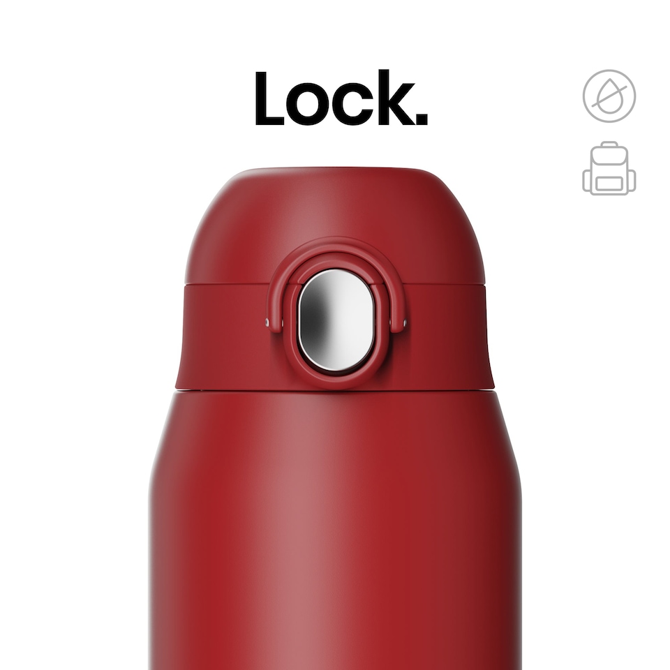 image 1 of ION8 REVIVE Insulated Steel Water Bottle, Dual Tone, 360ml / 12oz