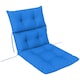 image 1 of Outsunny Adirondack Chair Cushion Rocking Chair Cushion w/ Ties Blue | Blue