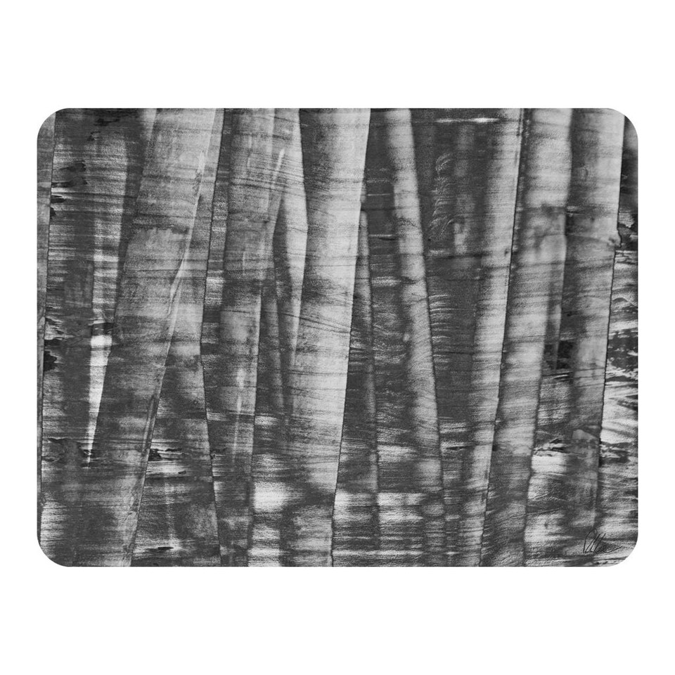 image 1 of Black and white bamboo (Blanket)