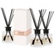 image 1 of Nicola Spring Glass Reed Diffusers - 200ml - Tropical Sunrise - Pack of 3