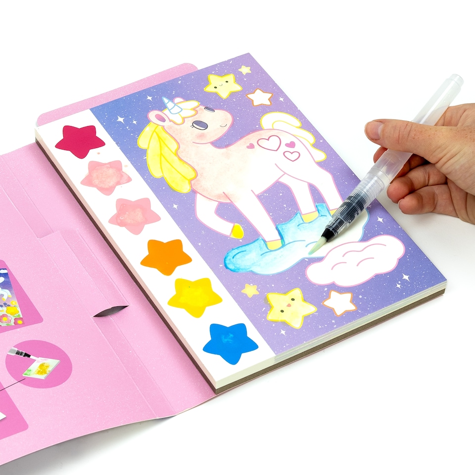 image 1 of Paint A Picture Set - Unicorn Skies