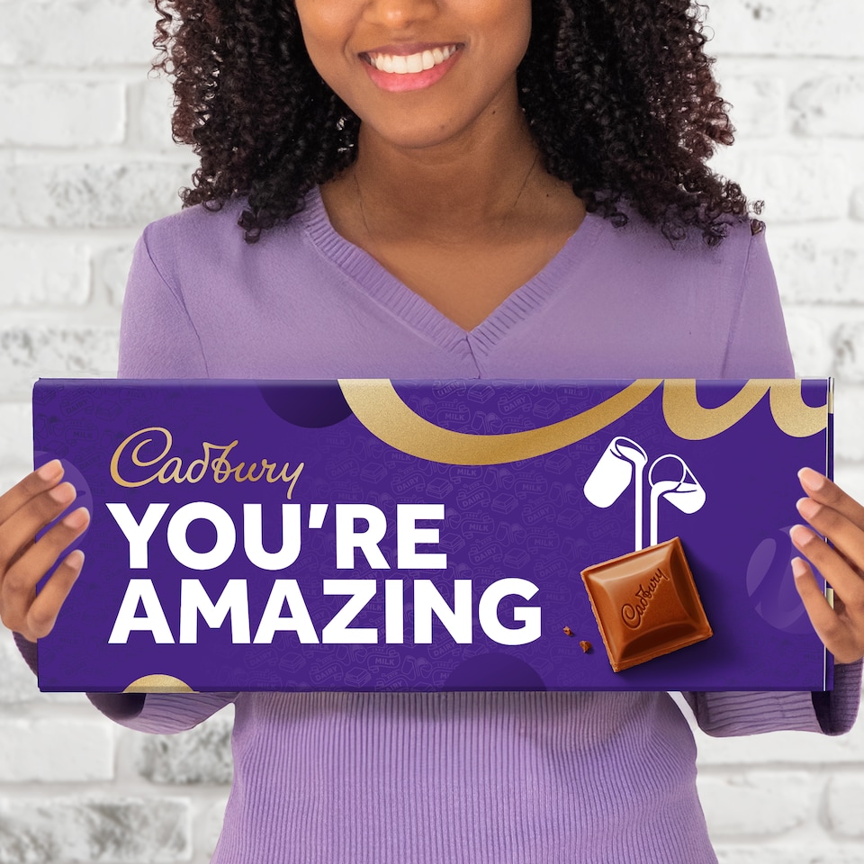 image 1 of Cadbury Dairy Milk You're Amazing Chocolate Bar 850g