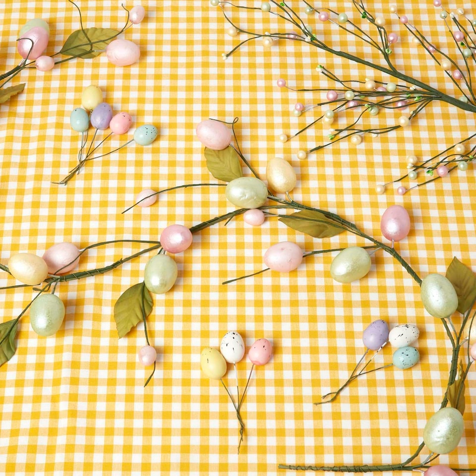 image 1 of Homescapes Easter Egg Garland, Handmade