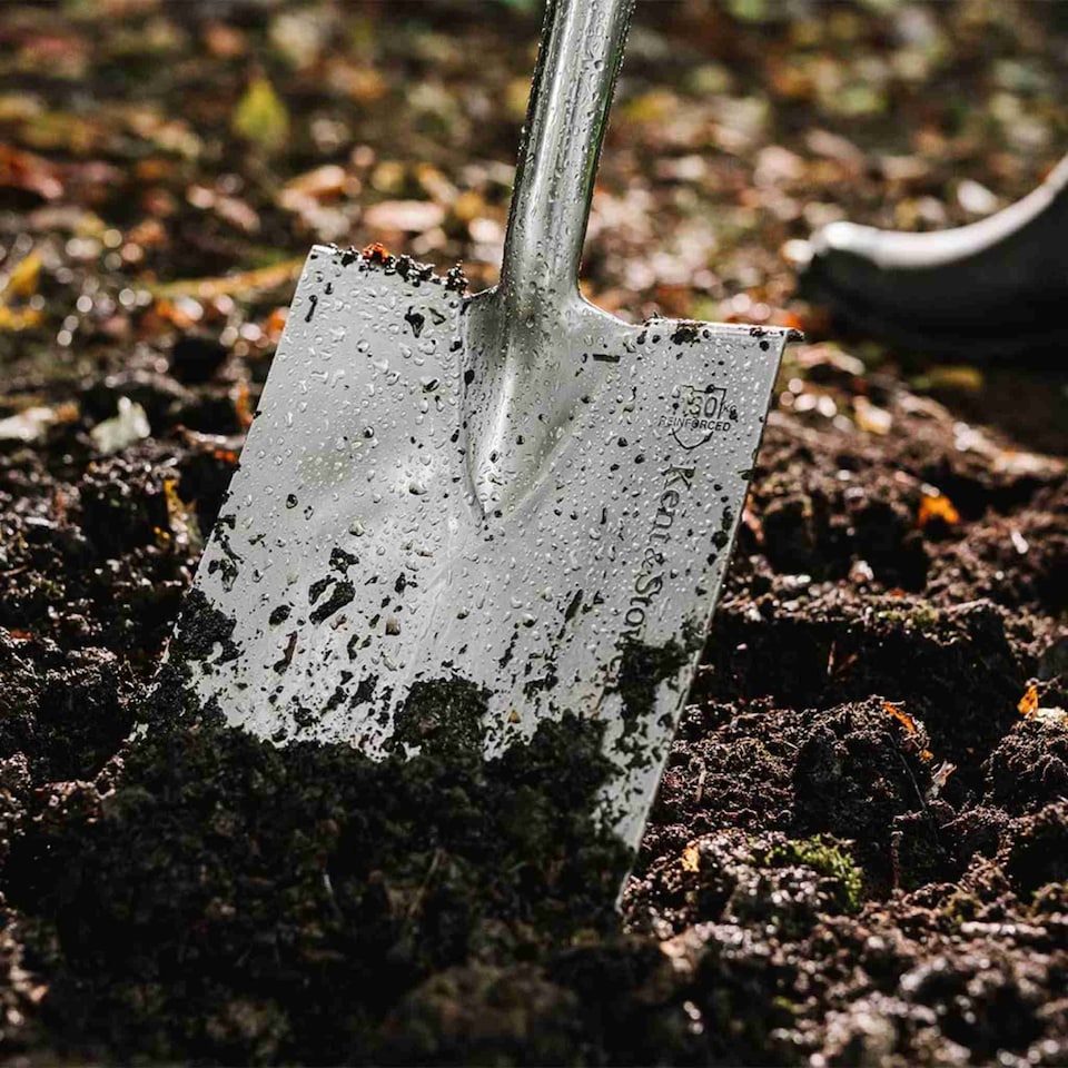 image 1 of Kent & Stowe - Stainless Steel Capability Digging Spade | Grey | 1 x Digging Spade