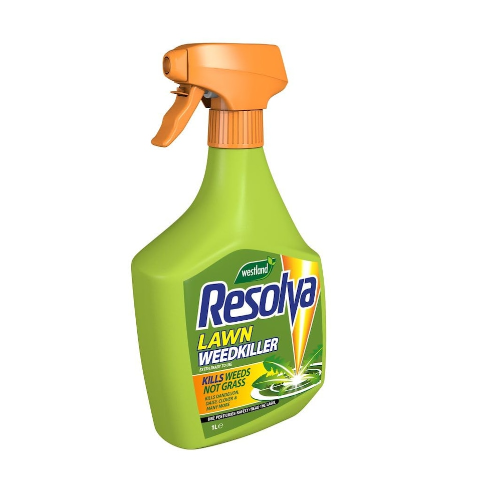 image 1 of Resolva Lawn Weedkiller Extra 1L RTU Ready to Use | Selective | Controls Dandelions, Clover & Plantain | Does Not Harm Grass | 1L RTU