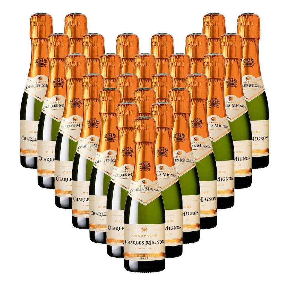 Case of 24 Mini Charles Mignon Brut Champagne 20cl