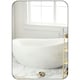 image 1 of HOMCOM 70cm Rectangle Mirror, Wall Mirror for Bathroom, Black