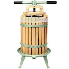 Primrose 18L Fruit Crusher Double Handled Juice Cider Wine Press Free Pulp Bags