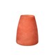 image 2 of Recycled Cloudy Frosted Glass Flower Vase - Earthy Clay- H20 x W17cm