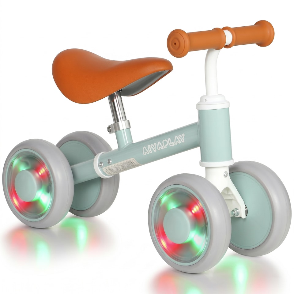 image 1 of AIYAPLAY Baby Balance Bike for 1-2 Years Old, Light-up Toddler Balance Bike