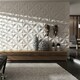 image 2 of Living and Home 12-Pack Textured 3D PVC Wall Panels