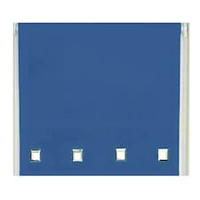 90cm Blue Square Eyelet Edge Roller Blind | Blue | Blue