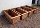 image 3 of 4pc Large Trough Set - W108 x D47 x H32 - Fully Assembled | Brown