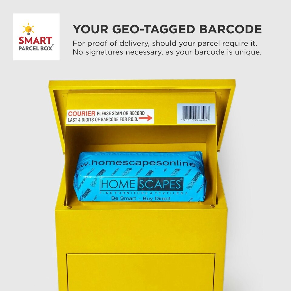 image 1 of SMART PARCEL BOX® Medium Front Access | Yellow | W 440 x D 350 x H 580 mm