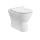 image 1 of Rimless Back to Wall Toilet Pan & Soft Close Sandwich Seat