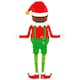 image 5 of Special Delivery Elf Christmas Helium Foil Jumbo Balloon 1.68m / 5.5 ft