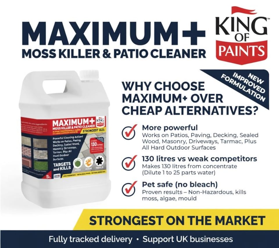 image 1 of Moss Killer Brick Maximum Concentrate Strongest on the Market for TARMAC- ROOFS AND MORE