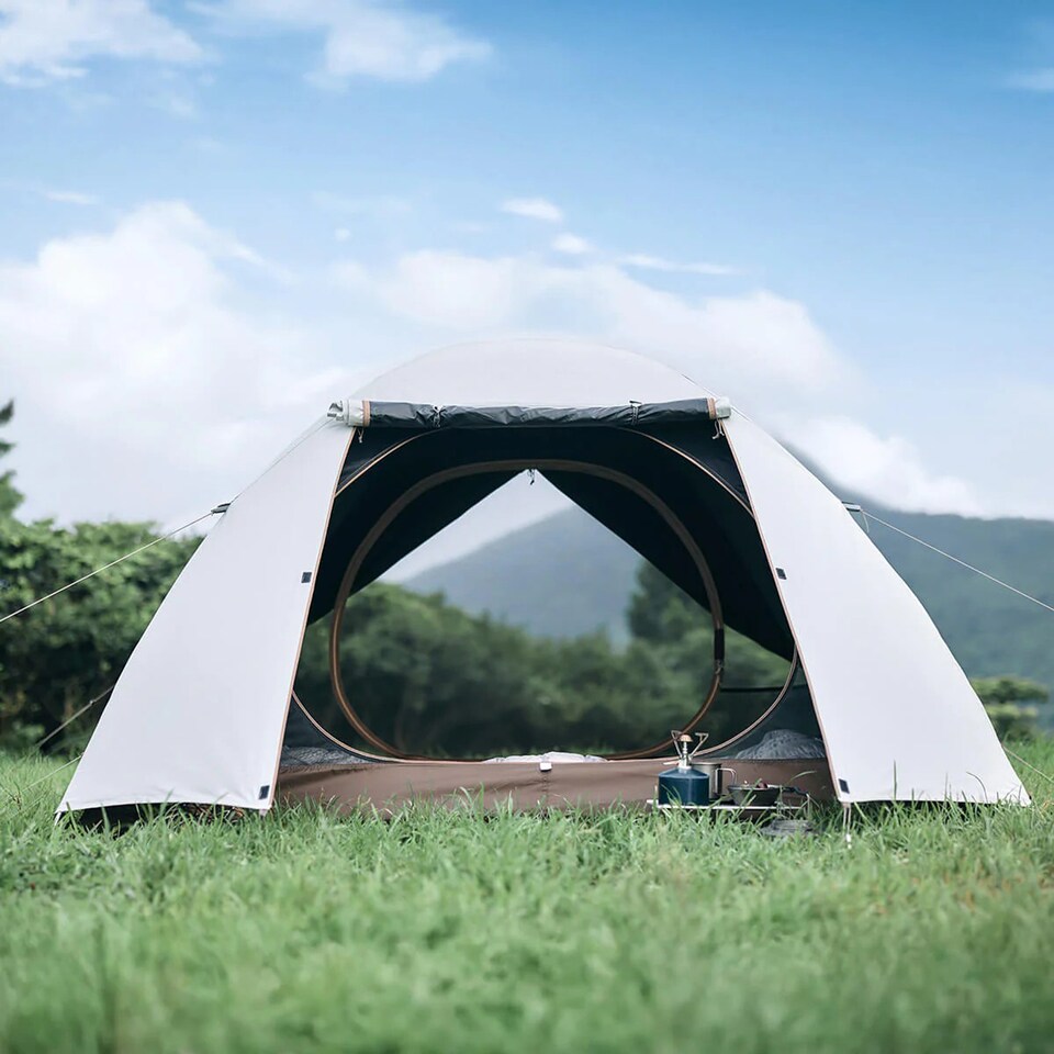 image 1 of Cloud-Creek Series 3 Person Tent | White | Chestnut Apricot White