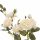 image 2 of Soft White Cottage Rose Stem Artificial Plant - Fabric/Plastic - L8 x W8 x H53 cm - Green