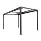 image 3 of Anthracite Veranda Garden Canopy Retractable Sliding Roof 12.8ft x 10ft