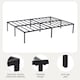 image 4 of MCC Direct Metal Bed frame King Size 5ft Black Metal Mattress base Florence