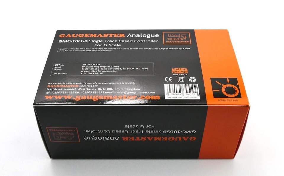 image 1 of Gaugemaster Controls Single Track Cased Controller for G Scale