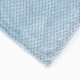 image 3 of OHS Luxury Soft Waffle Honeycomb Mink Warm Blanket, 150x200cm - Blue