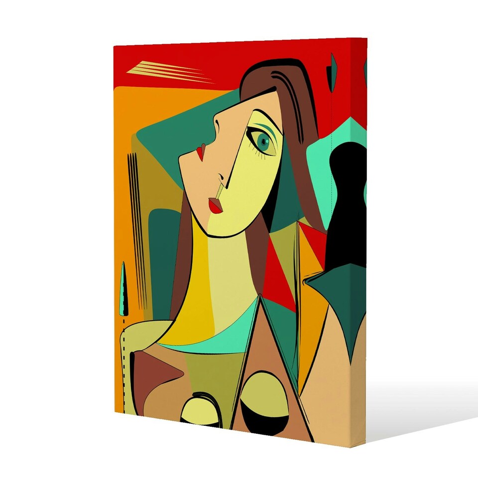 image 1 of abstract portrait (Canvas Print) 127 x 101 x 4cm