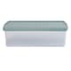 image 3 of Wham Clip 5x 30L Rectangular Plastic Storage Boxes with Clip Lock Lids. Ideal for Home, Office, Toys & More - Clear/Green Milieu | Green | Green Milleu | 5