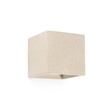 Kamen 1 Light Up & Down Wall Light Beige, G9
