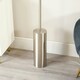 image 1 of ValueLights Lexy Brushed Chrome Rotary Dimmer Switch Floor Lamp with Forest Green Velvet Shade Green