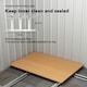 image 4 of Outsunny 5ft x 4.3ft Outdoor Metal Storage Shed with Sliding Door Sloped Roof