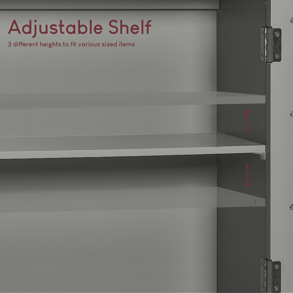 image 1 of Bath Vida Priano 2 Door Mirrored Wall Mounted Bathroom Cabinet With Shelf, Grey & Oak | Grey | Grey & Oak | 1