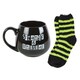 image 3 of Something Different Strange And Unusual Mug and Sock Set - Black/Green - One Size